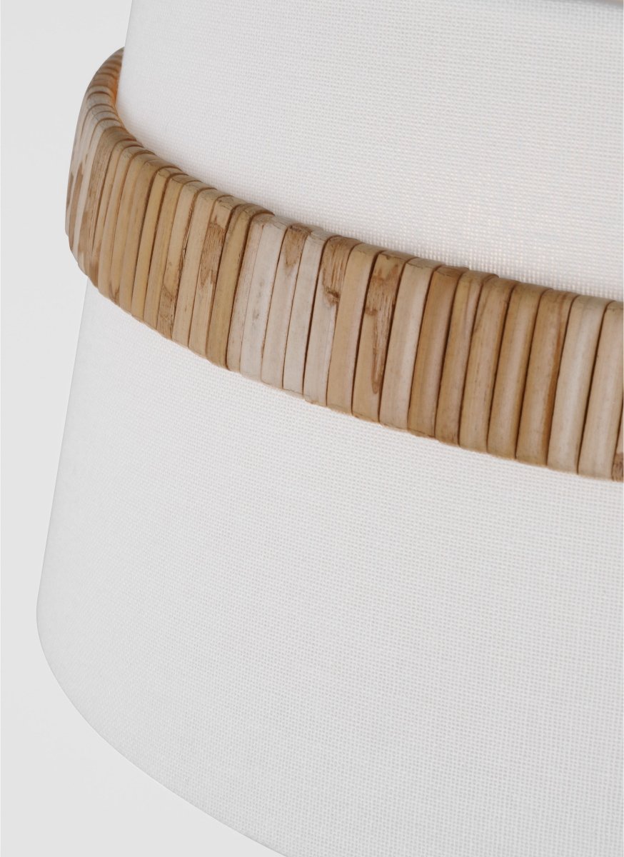 Semi-plafonnier Cordtlandt - Rotin 19" by Visual Comfort Studio | Luminaires & cie