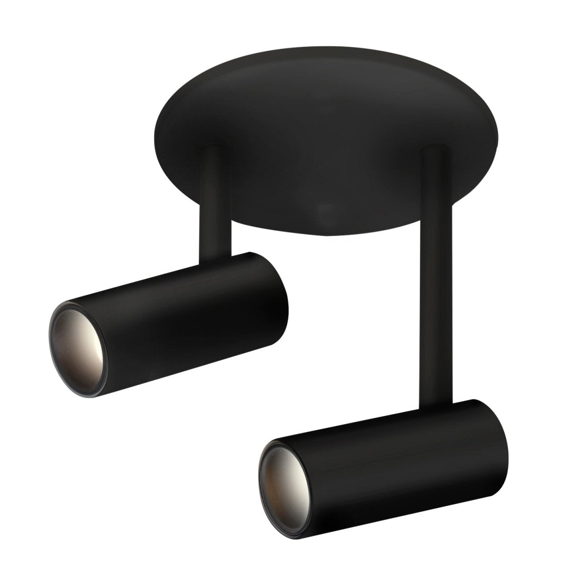 Semi - plafonnier Downey - Noir 4 3/8" 6 1/4" by Kuzco Lighting | Luminaires & cie