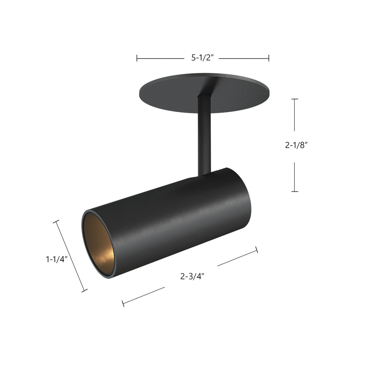 Tête de rail Downey Noir, 2 3/8", 4 1/4" – vue 2