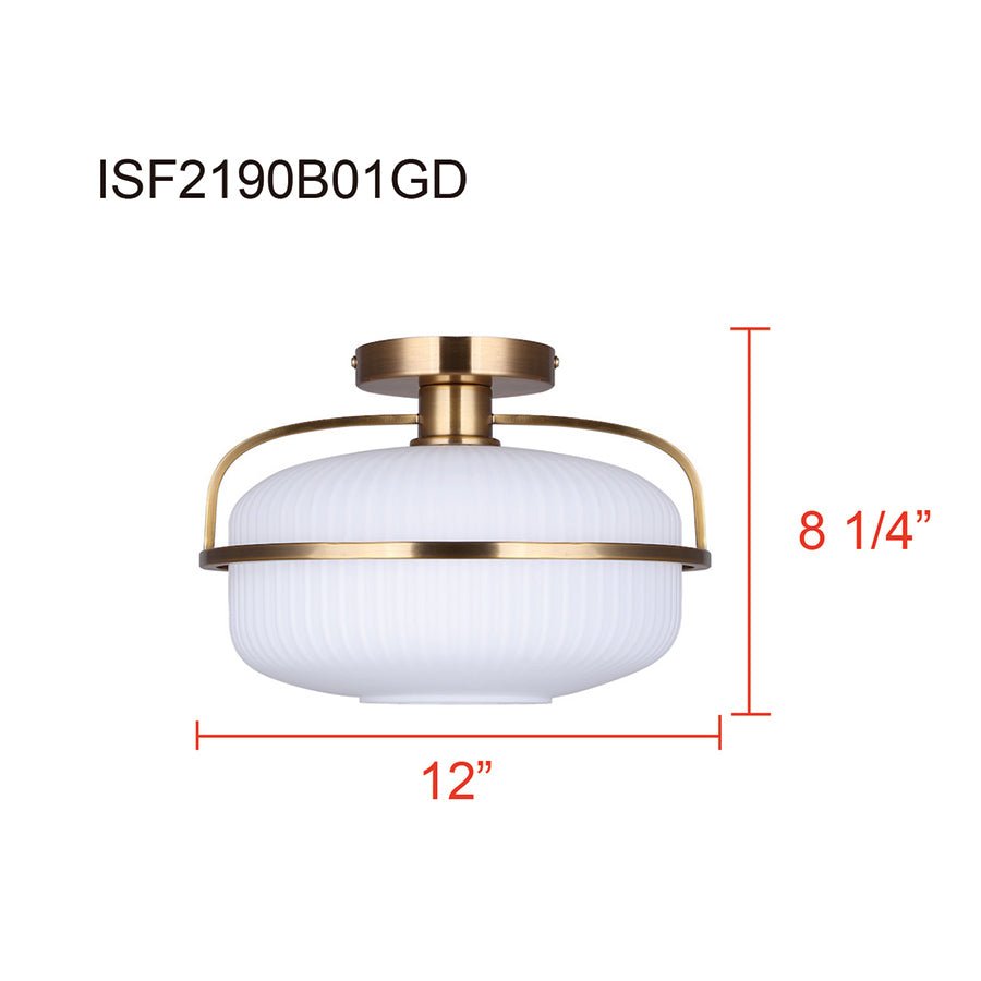 Semi - plafonnier Eve - by Canarm | Luminaires & cie