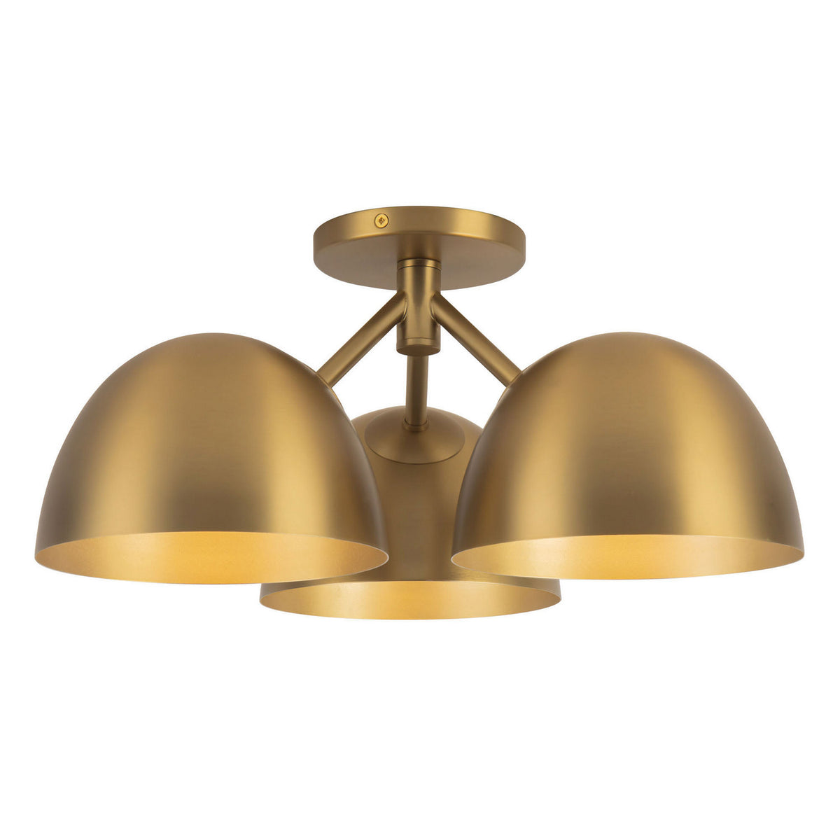 Semi-plafonnier Fosso Or brossé, 17" – Kuzco Lighting