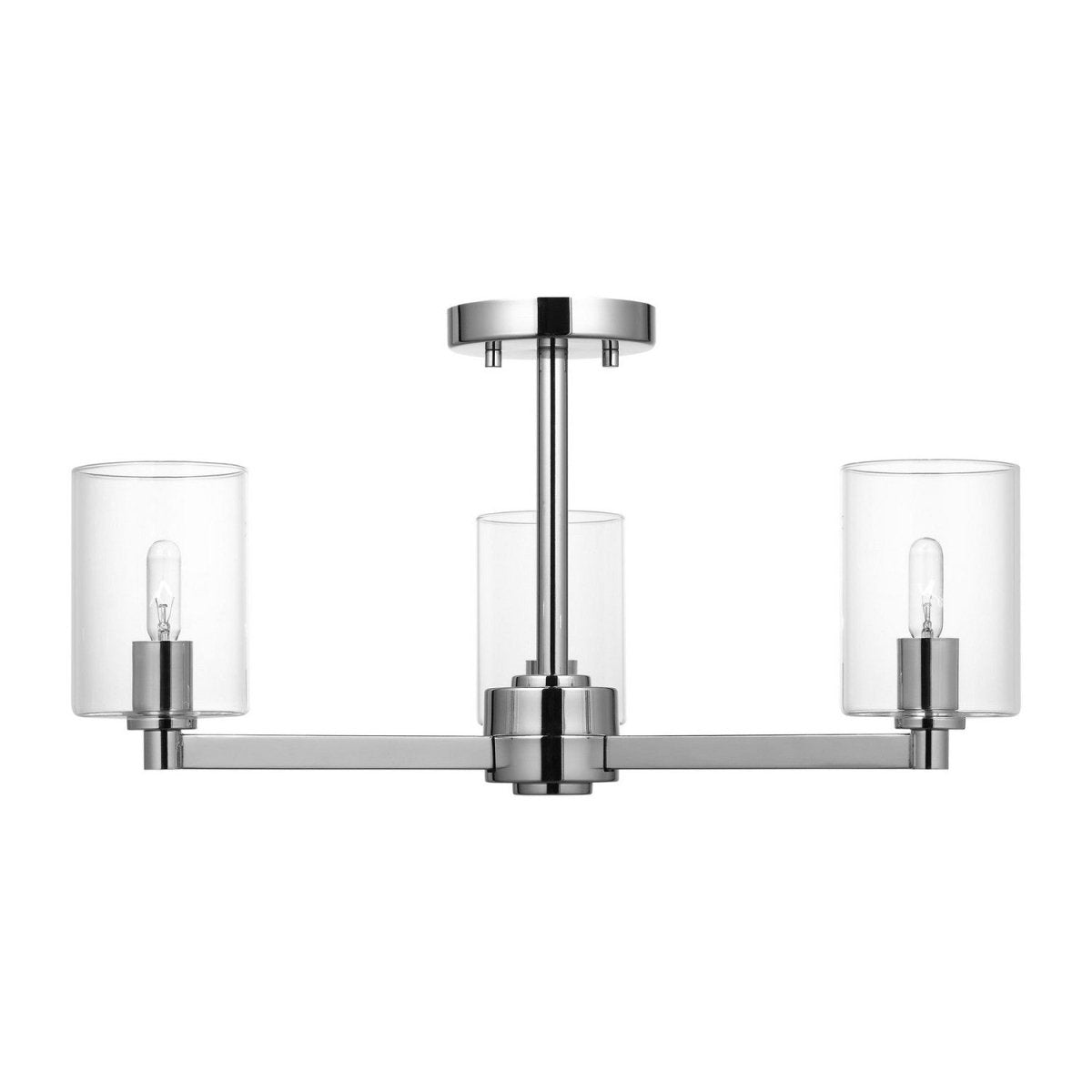 Semi-plafonnier Fullton - Chrome 23 1/8" by Visual Comfort Studio | Luminaires & cie