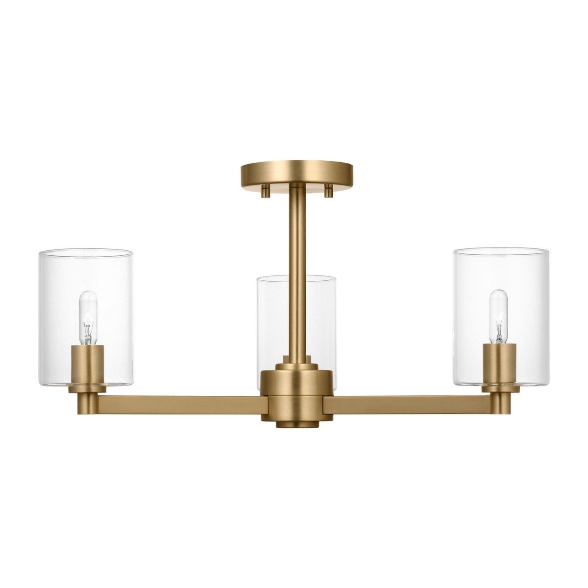 Semi-plafonnier Fullton - Laiton satiné 23 1/8" by Visual Comfort Studio | Luminaires & cie