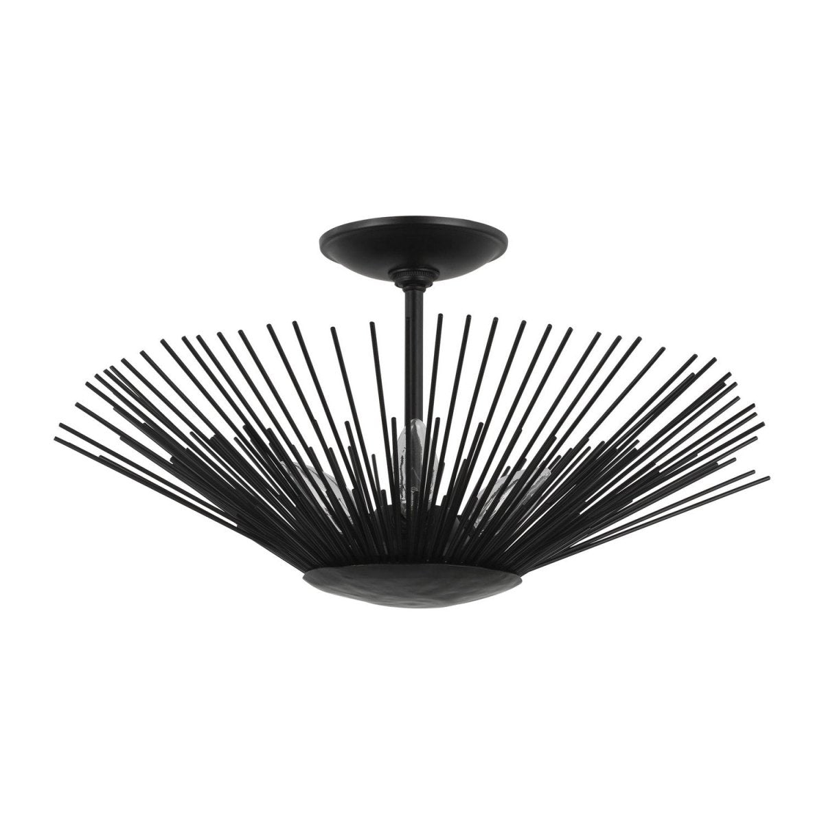 Semi-plafonnier Helios - Fer vieilli by Visual Comfort Studio | Luminaires & cie