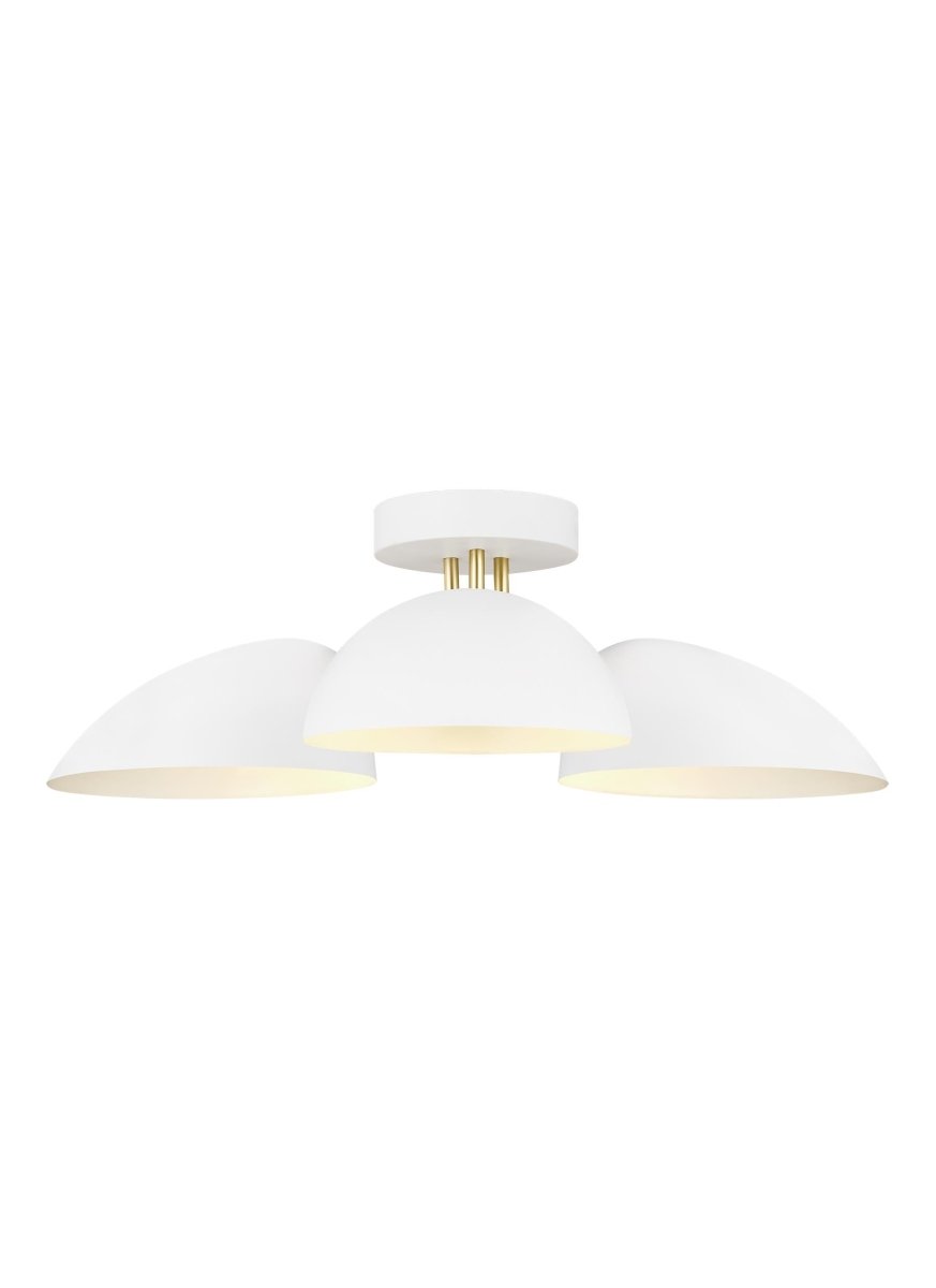 Semi-plafonnier Jane - Blanc mat by Visual Comfort Studio | Luminaires & cie