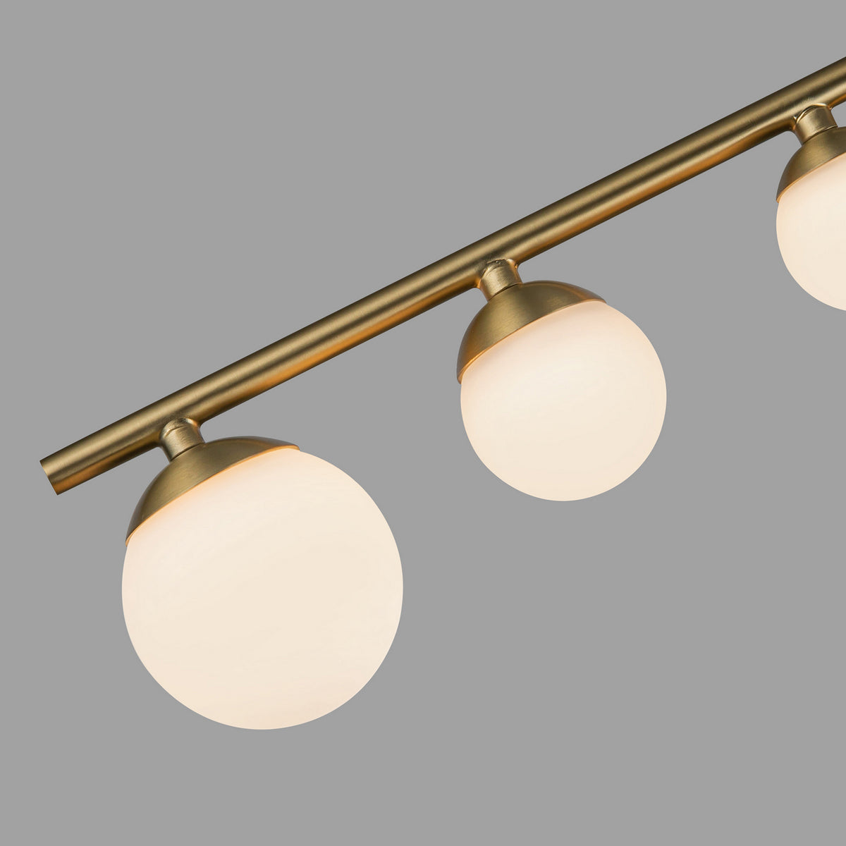 Semi-plafonnier Cypress Or brossé/Verre opale – vue 4