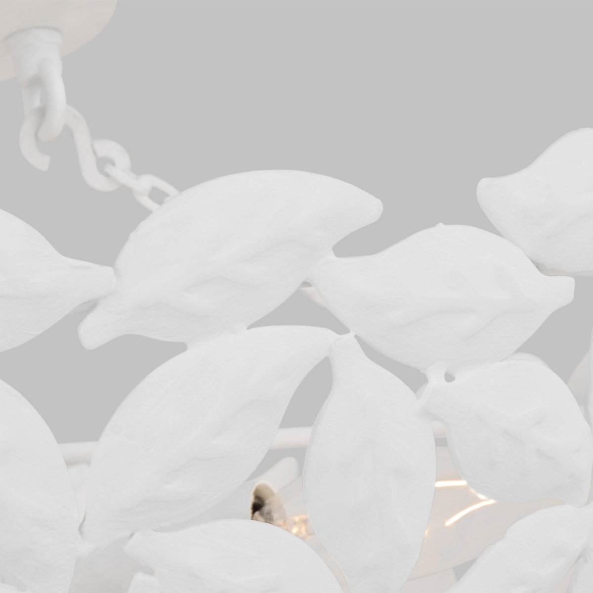 Semi-plafonnier Kelan - Blanc texturé by Visual Comfort Studio | Luminaires & cie