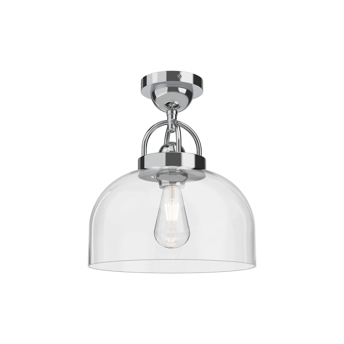 Semi - plafonnier Lancaster - Chrome by Alora Lighting | Luminaires & cie