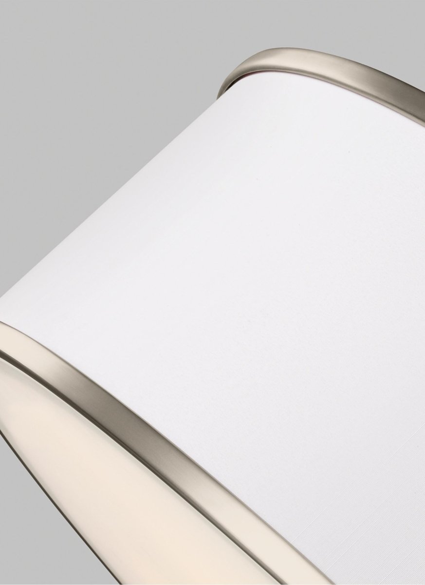 Semi-plafonnier Lennon - Nickel satiné 30 1/4" by Visual Comfort Studio | Luminaires & cie