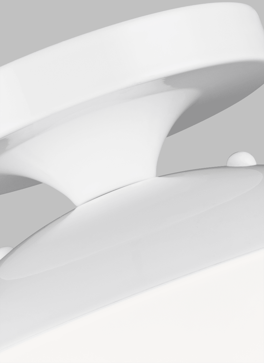 Semi-plafonnier Leo - Hanging Globe - Aluminium satiné Blanc mat by Visual Comfort Studio | Luminaires & cie
