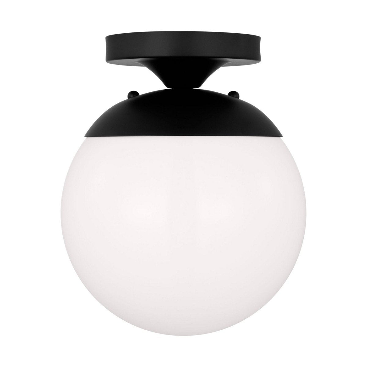 Semi-plafonnier Leo - Hanging Globe - Noir minuit Blanc mat by Visual Comfort Studio | Luminaires & cie