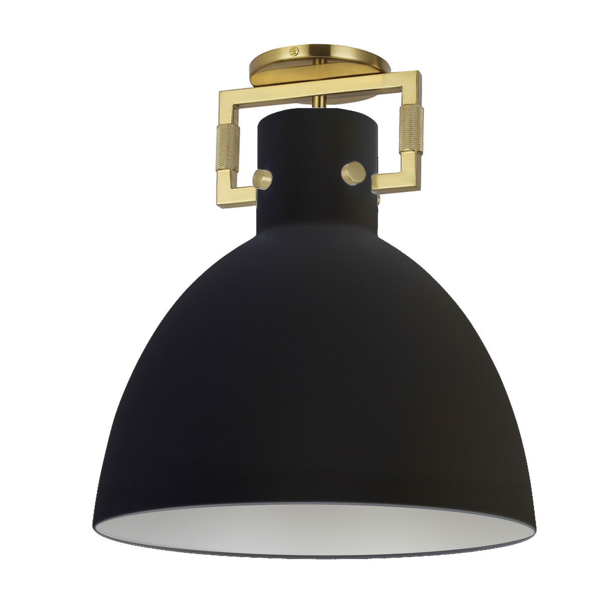 Semi-plafonnier Liberty Noir mat – Dainolite