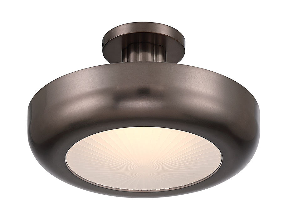 Semi-plafonnier Macey Bronze Harlow, 16" – vue 2