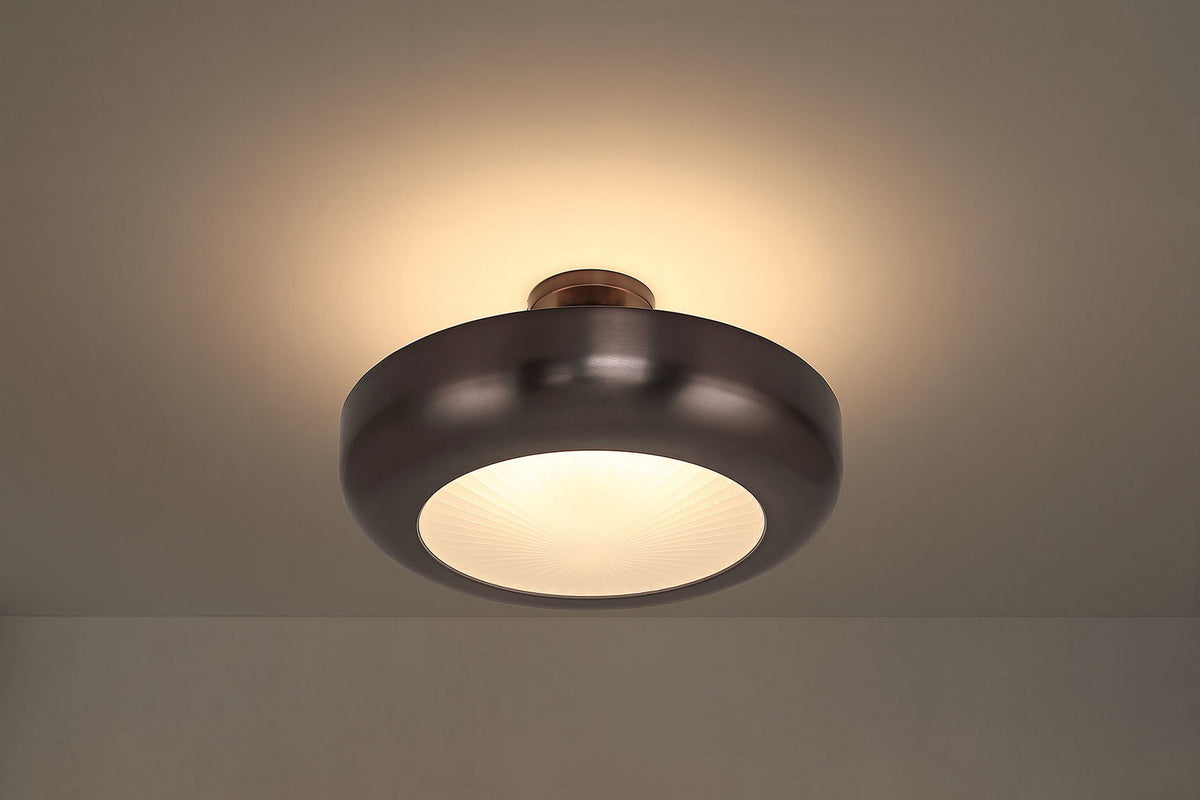 Semi-plafonnier Macey Bronze Harlow, 22 1/4" – vue 4
