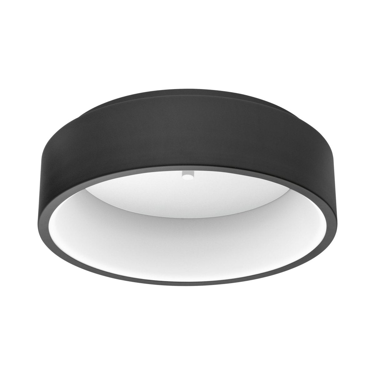 Semi - plafonnier Marghera 1 - Noir mat by Eglo | Luminaires & cie