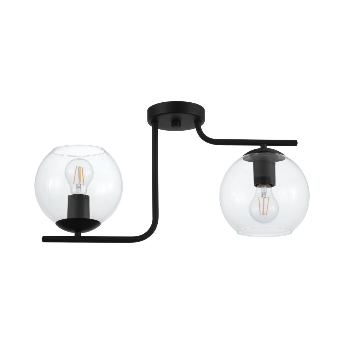 Semi - plafonnier Marojales - Noir by Eglo | Luminaires & cie