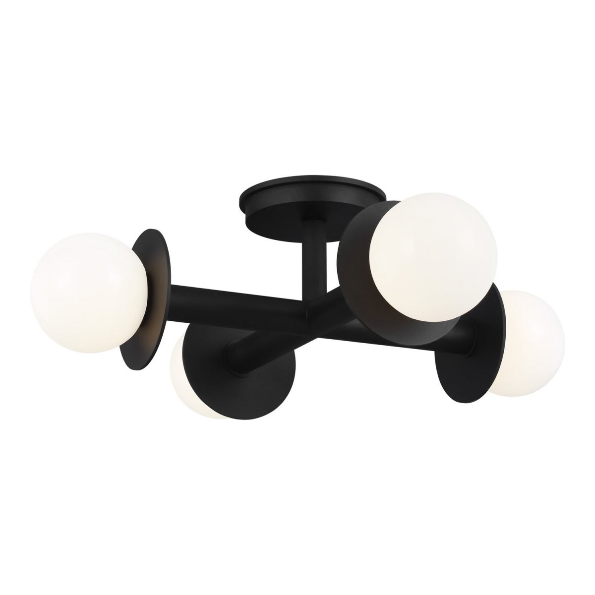 Semi-plafonnier Nodes - Noir minuit by Visual Comfort Studio | Luminaires & cie