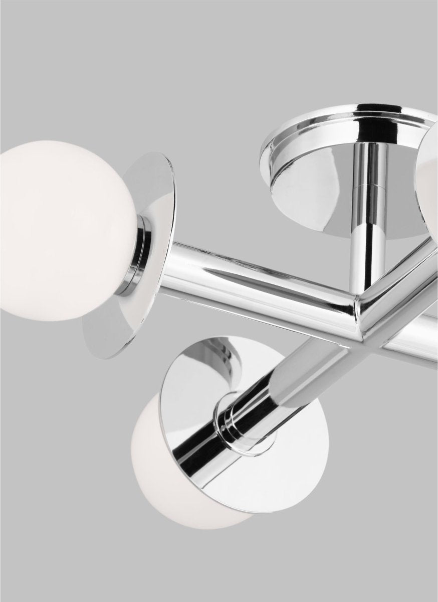 Semi-plafonnier Nodes - Blanc mat by Visual Comfort Studio | Luminaires & cie