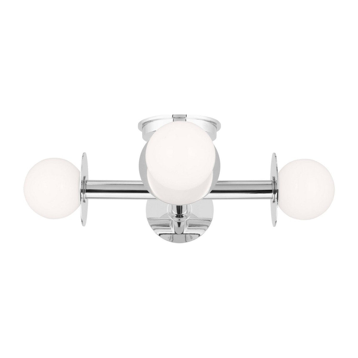 Semi-plafonnier Nodes - Nickel poli by Visual Comfort Studio | Luminaires & cie