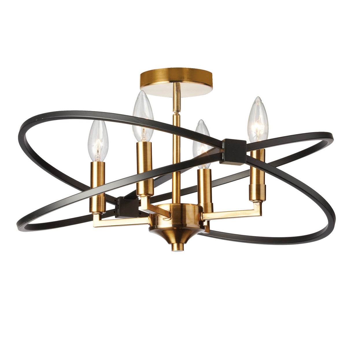 Semi-plafonnier Paloma Bronze vintage – Dainolite