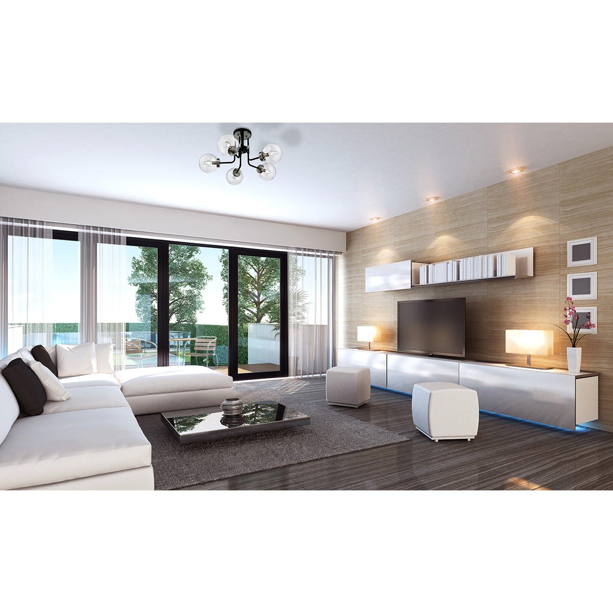 Semi-plafonnier Parsons