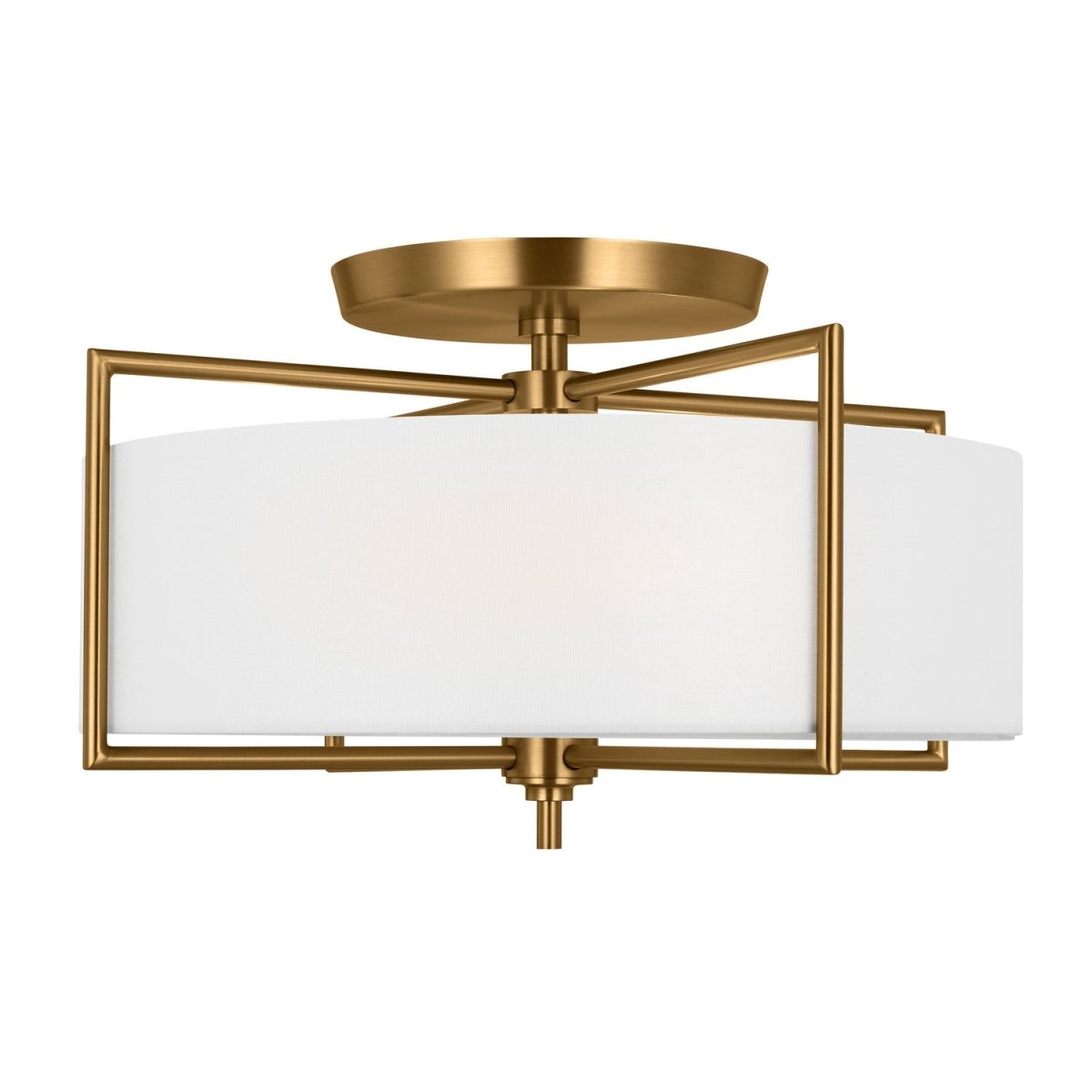 Semi-plafonnier Perno - Laiton bruni 15" by Visual Comfort Studio | Luminaires & cie