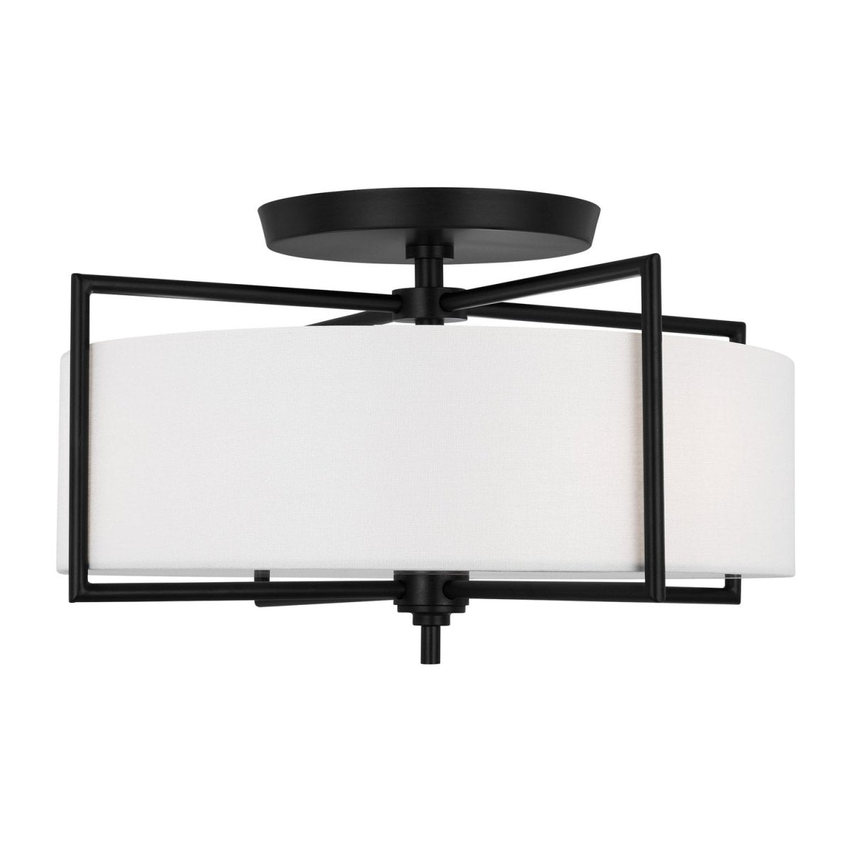 Semi-plafonnier Perno - Laiton bruni 15" by Visual Comfort Studio | Luminaires & cie
