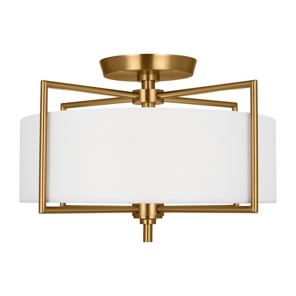Semi-plafonnier Perno - Laiton bruni 15" by Visual Comfort Studio | Luminaires & cie