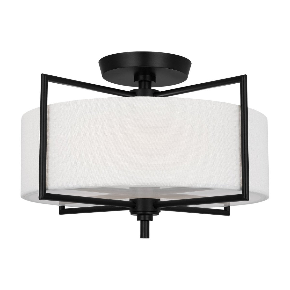 Semi-plafonnier Perno - Laiton bruni 15" by Visual Comfort Studio | Luminaires & cie