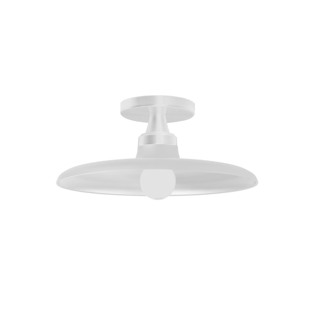 Semi-plafonnier Quentin - 12" Blanc mat by Dainolite | Luminaires & cie