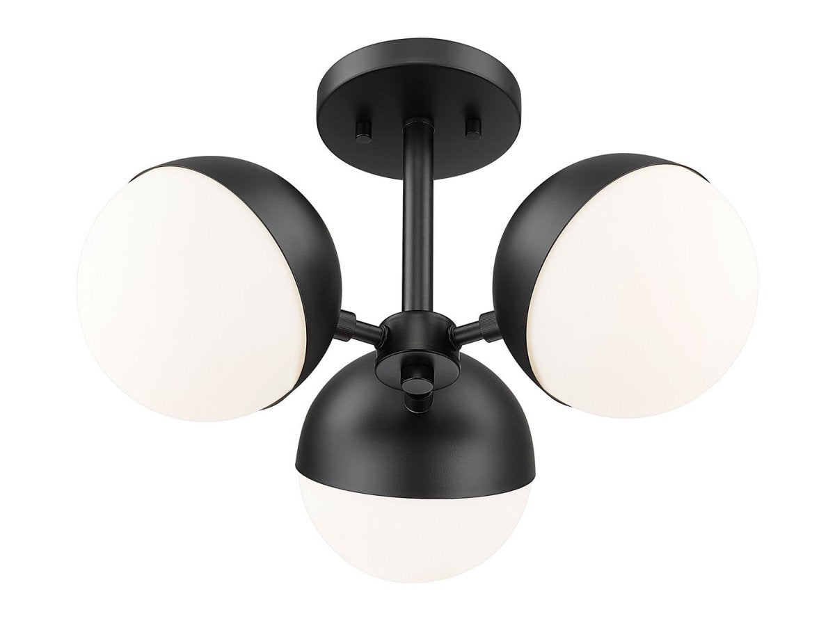 Semi-plafonnier Realm Sphere - Or moderne by Z-Lite | Luminaires & cie