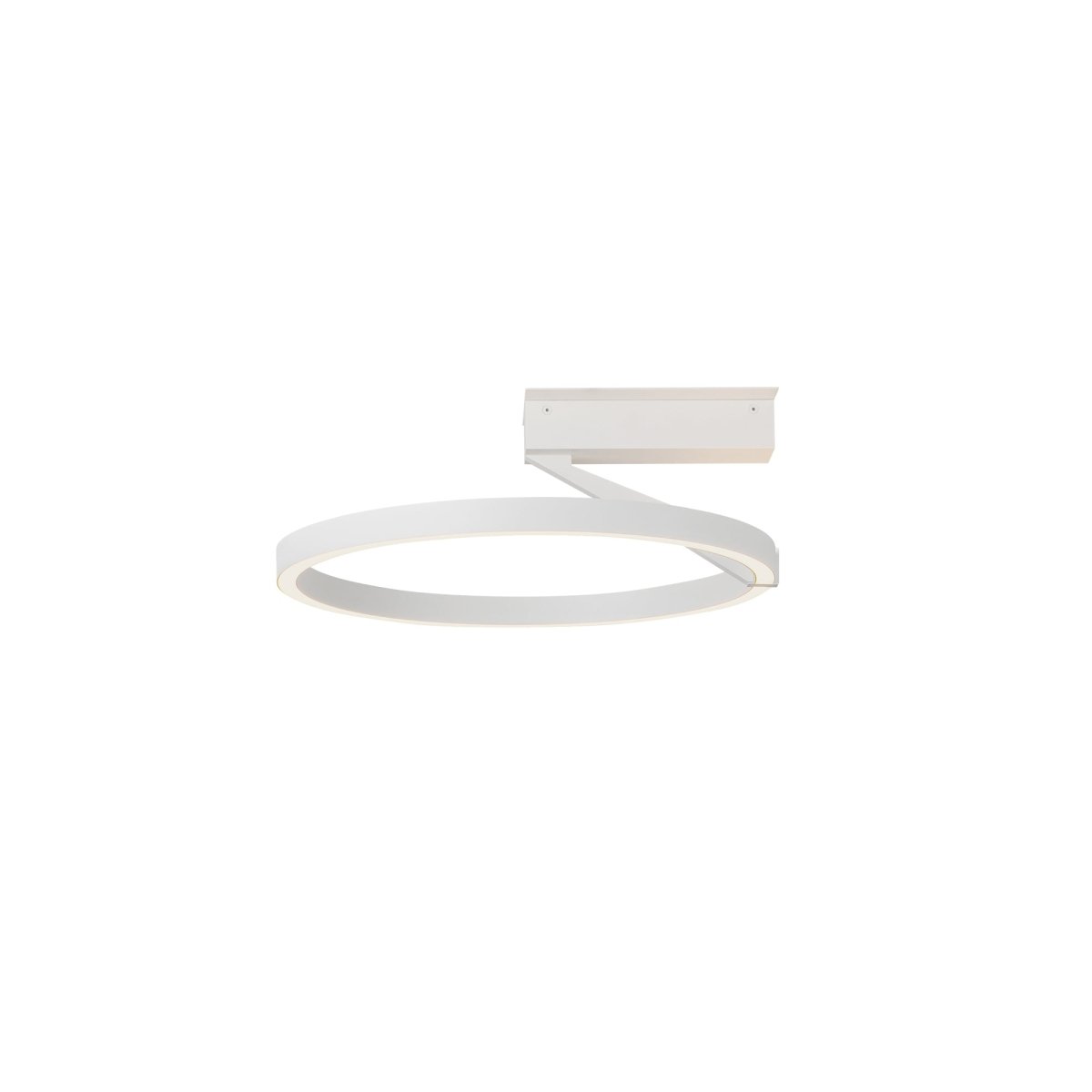 Semi - plafonnier Roda - Blanc 15 3/4" by Kuzco Lighting | Luminaires & cie