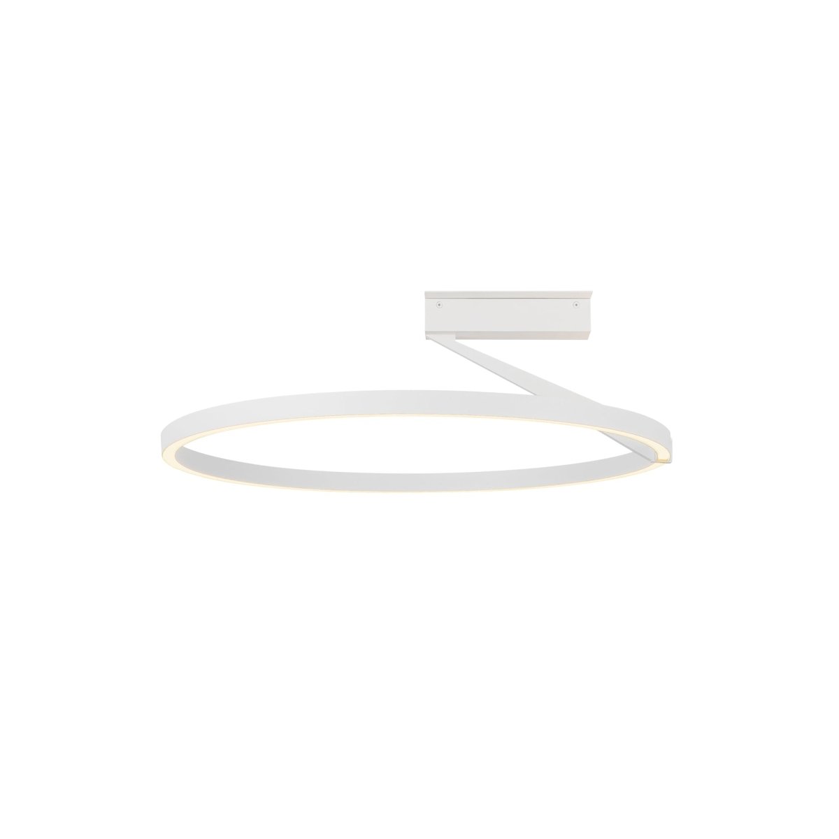 Semi - plafonnier Roda - Blanc 23 5/8" by Kuzco Lighting | Luminaires & cie