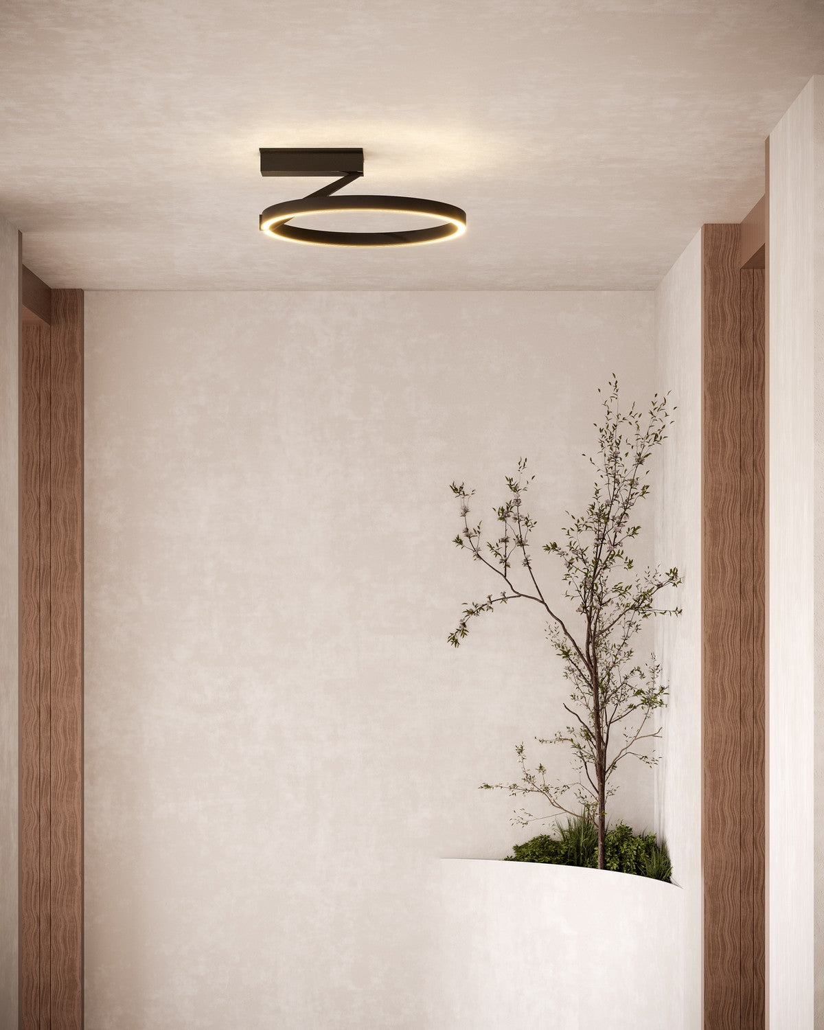 Semi-plafonnier Roda Noir, 15 3/4" – vue 4