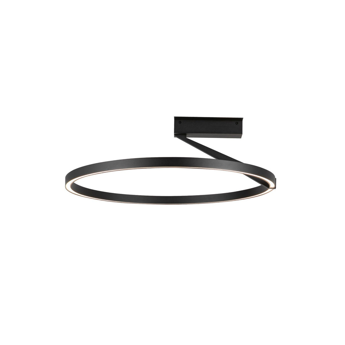 Semi-plafonnier Roda Noir, 23 5/8" – vue 2