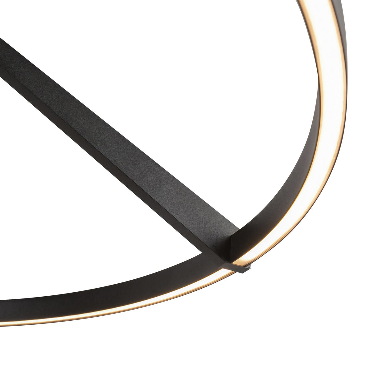 Semi-plafonnier Roda Noir, 31 1/2" – vue 3