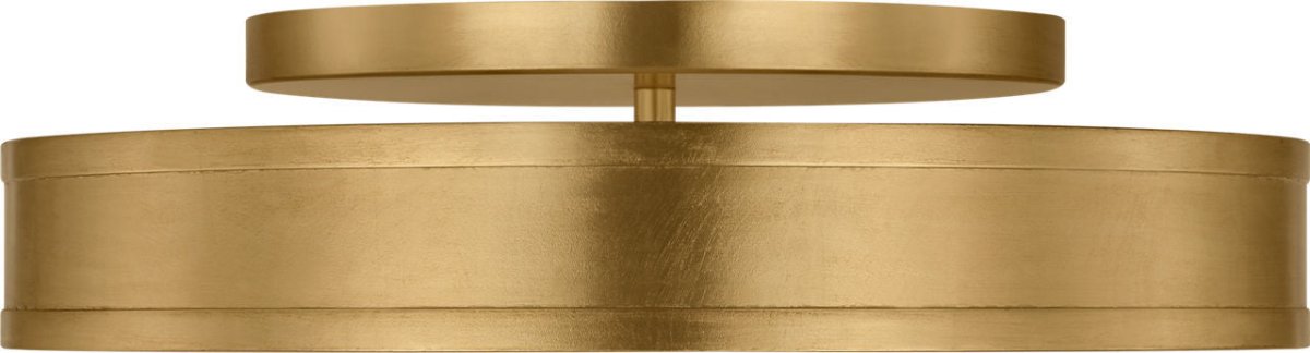 Semi-plafonnier rond Dupont - Doré 16" by Visual Comfort Studio | Luminaires & cie