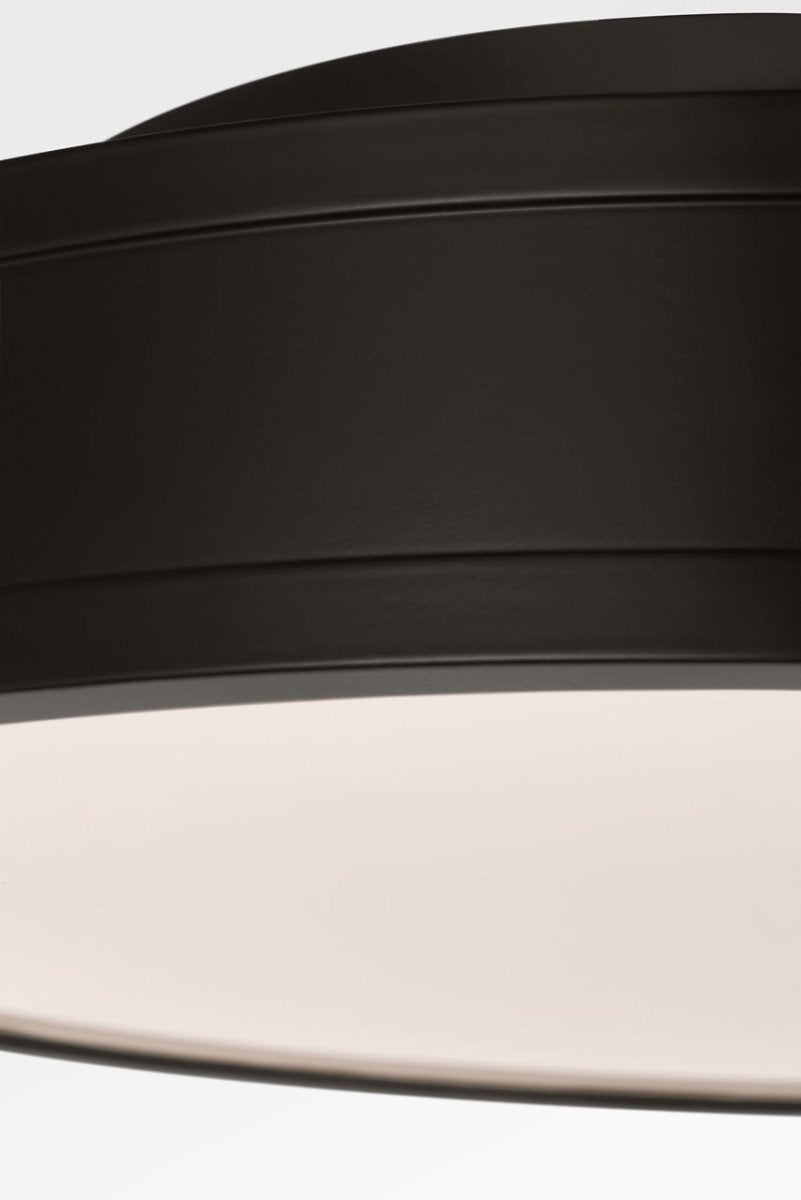 Semi-plafonnier rond Dupont - Nickel poli 12" by Visual Comfort Studio | Luminaires & cie