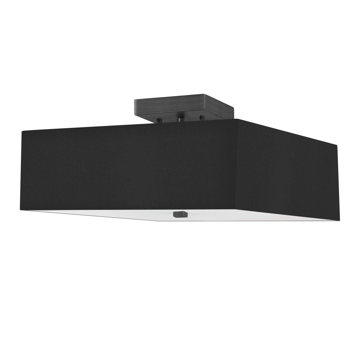 Semi - plafonnier Seren - Noir mat Noir by Dainolite | Luminaires & cie
