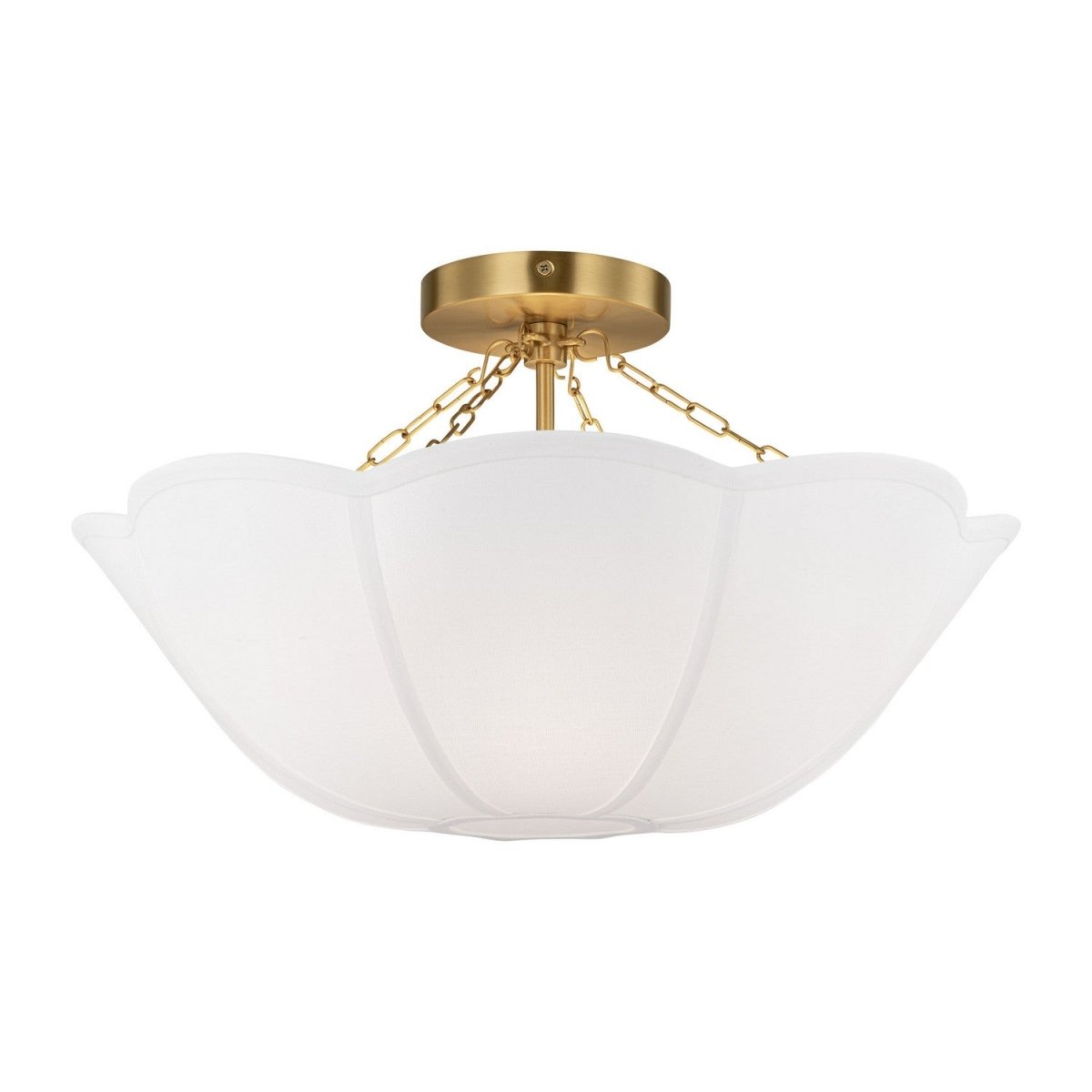 Semi-plafonnier Stassi - Laiton bruni by Visual Comfort Studio | Luminaires & cie