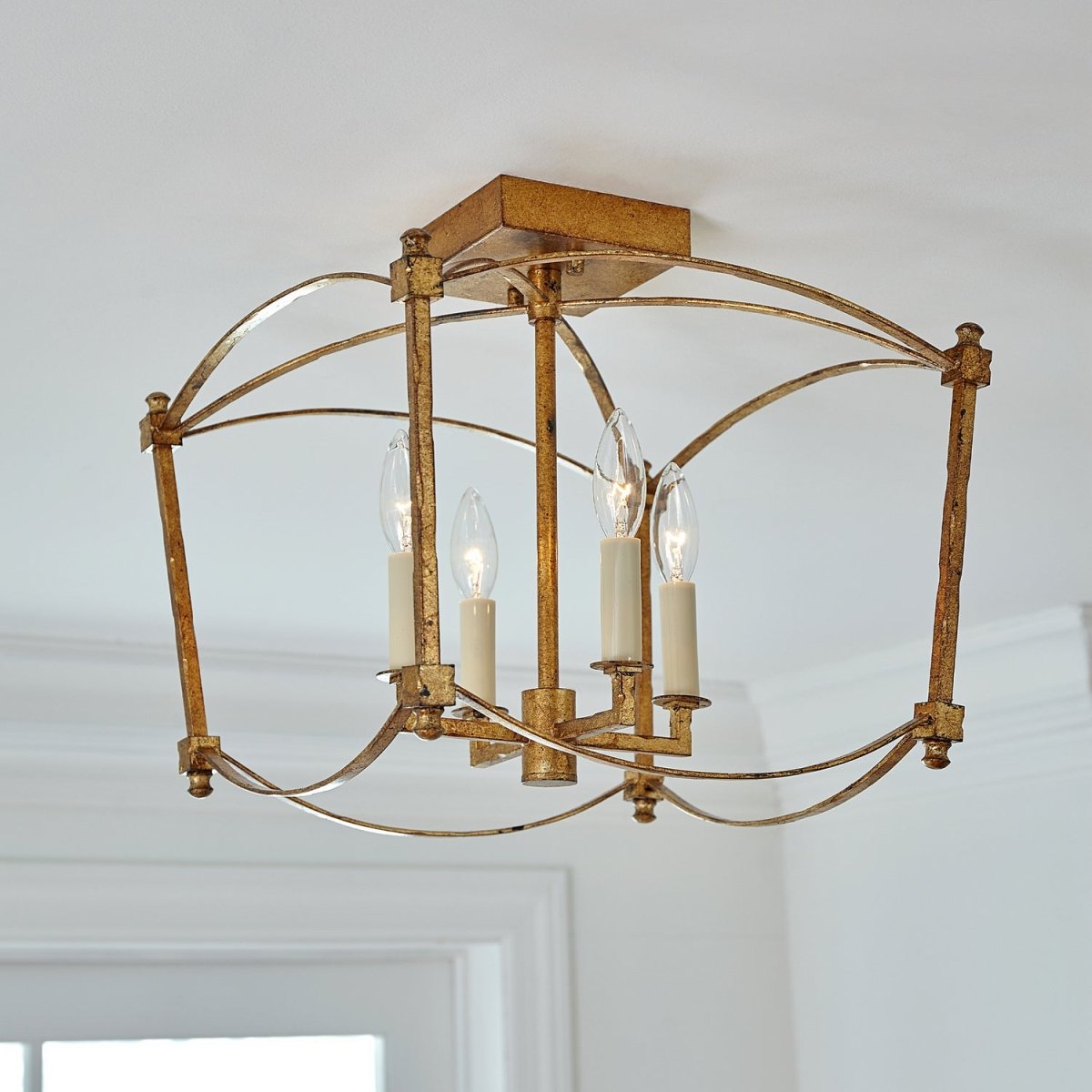 Semi-plafonnier Thayer - Acier Smith by Visual Comfort Studio | Luminaires & cie