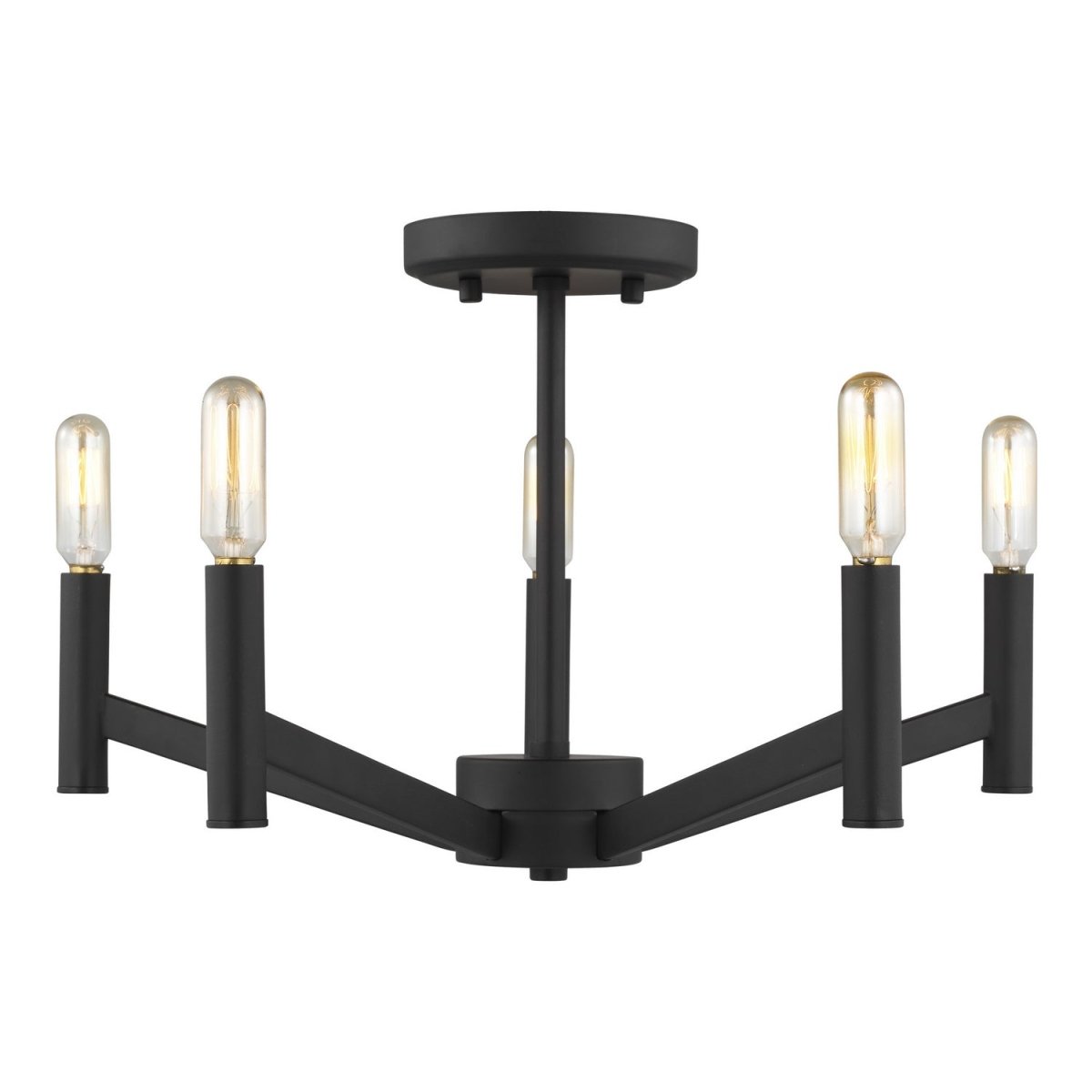 Semi-plafonnier Vector - Noir minuit by Visual Comfort Studio | Luminaires & cie