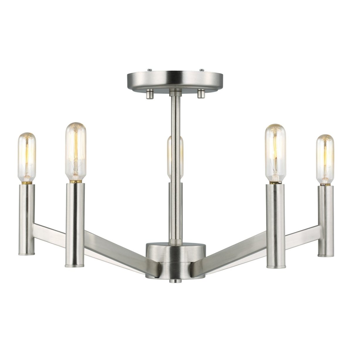 Semi-plafonnier Vector - Nickel brossé by Visual Comfort Studio | Luminaires & cie