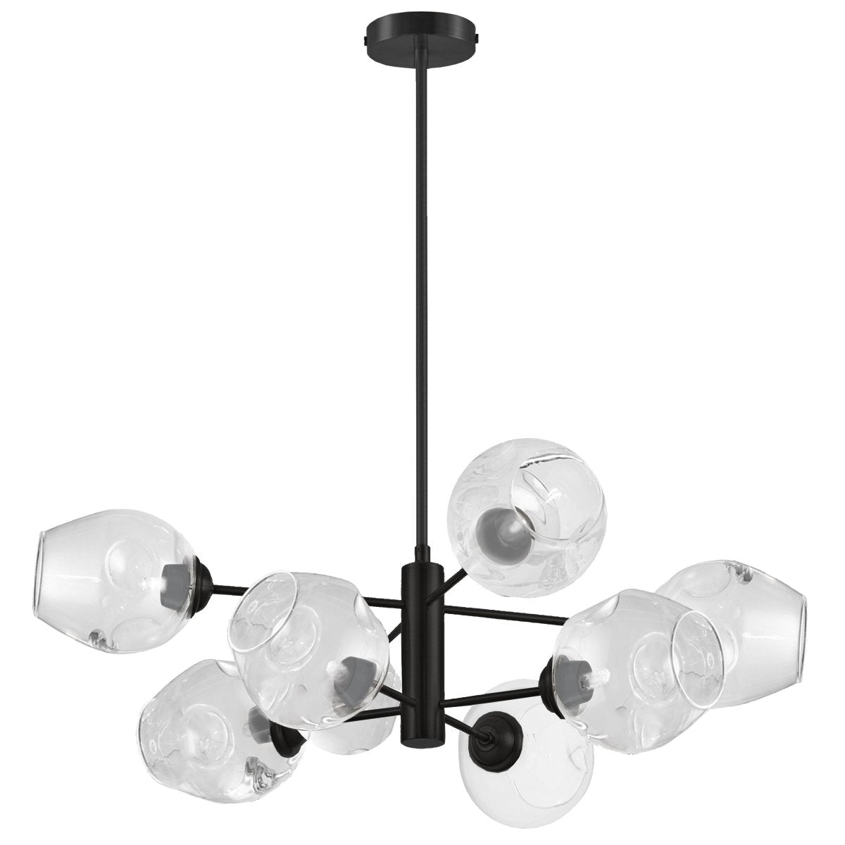 Suspension Abii - Noir Clair 26" by Dainolite | Luminaires & cie