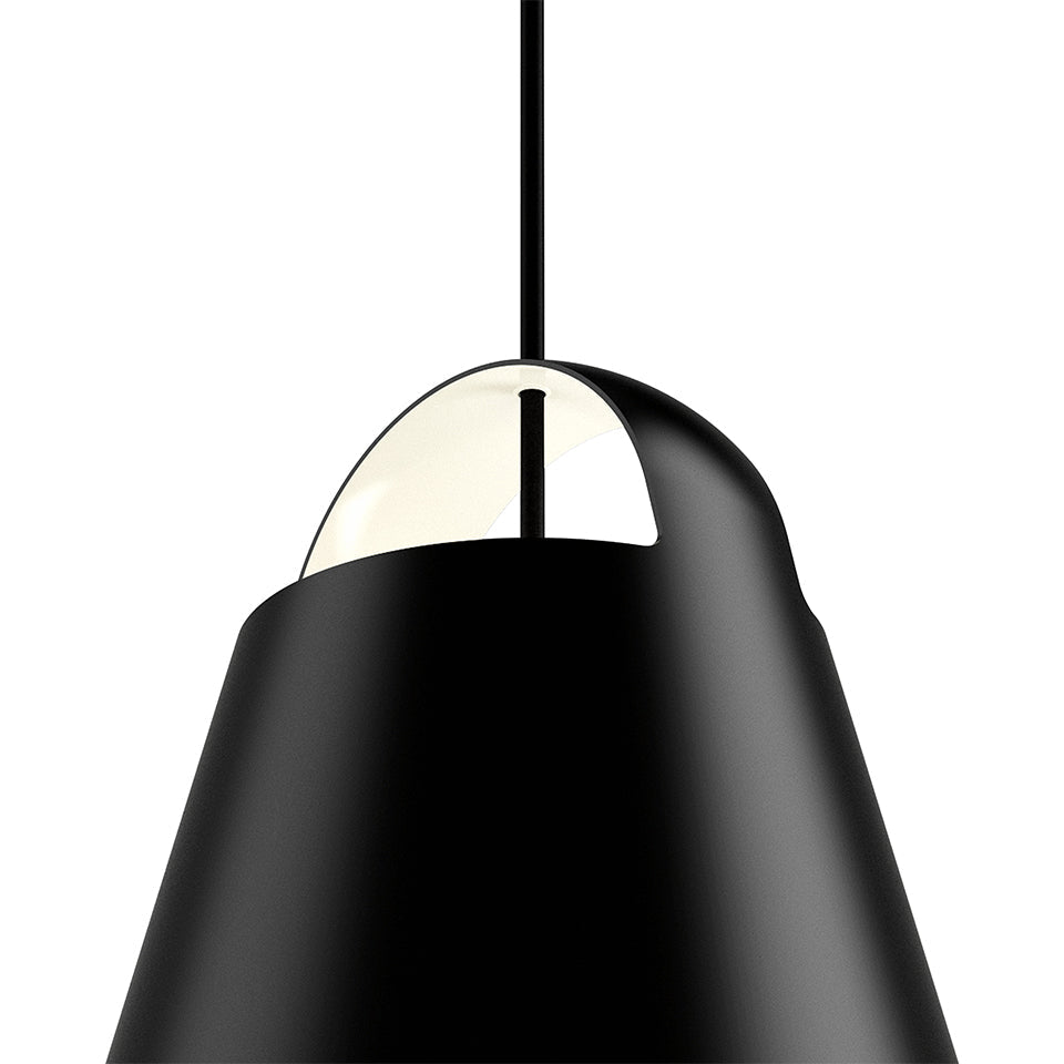 Suspension Above - Blanc 15.7" 44W DEL Dim2Warm (3000°K - 1800°K) by Louis Poulsen | Luminaires & cie
