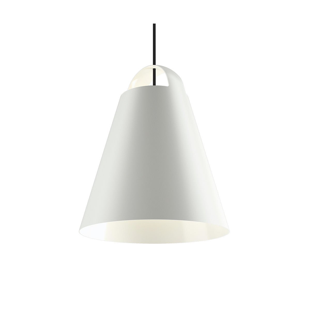Suspension Above - Blanc 15.7" 44W DEL Dim2Warm (3000°K - 1800°K) by Louis Poulsen | Luminaires & cie