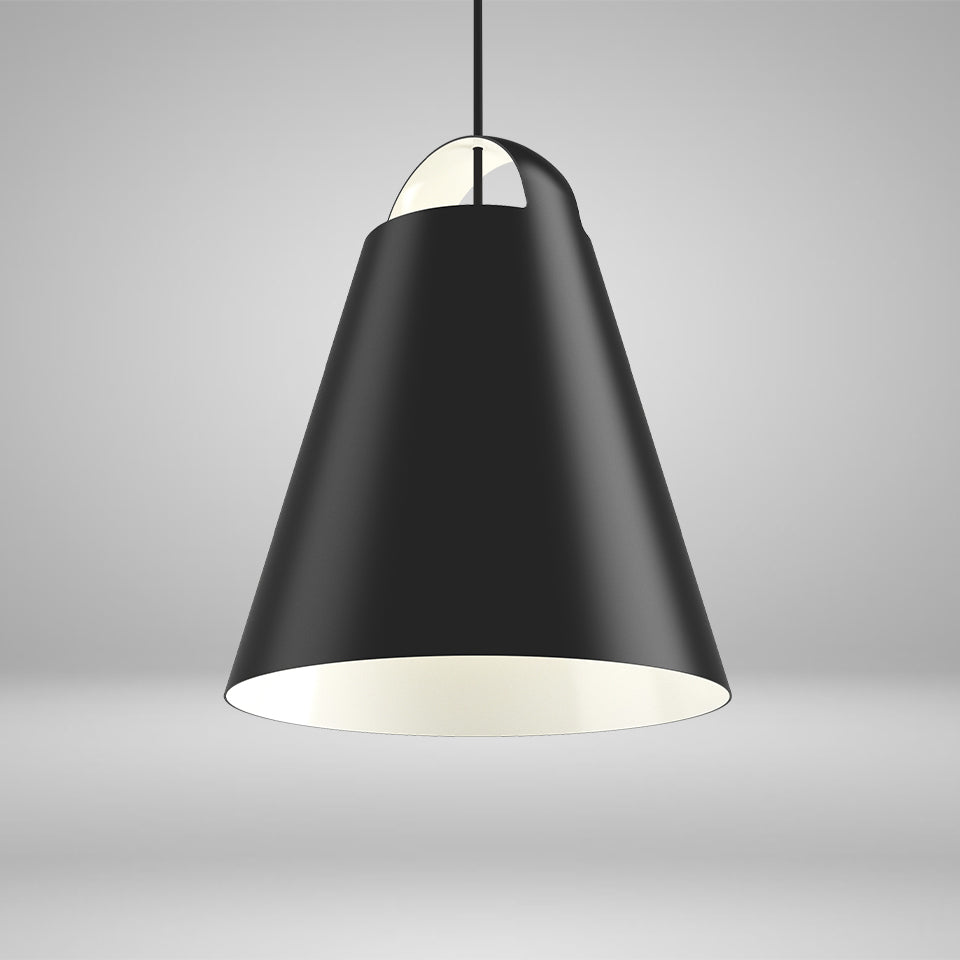 Suspension Above - Noir 6.9" 1x Medium E26 by Louis Poulsen | Luminaires & cie
