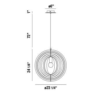 Suspension Abruzzo 23 1/4" – vue 6