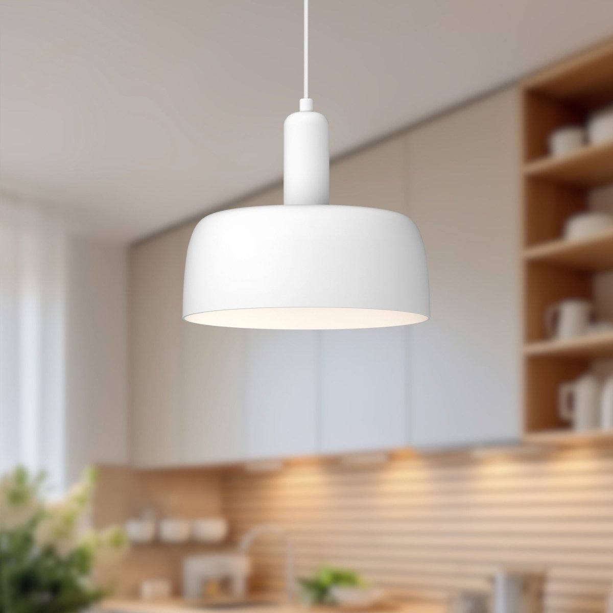 Suspension Adriano - Blanc by Alora Lighting | Luminaires & cie