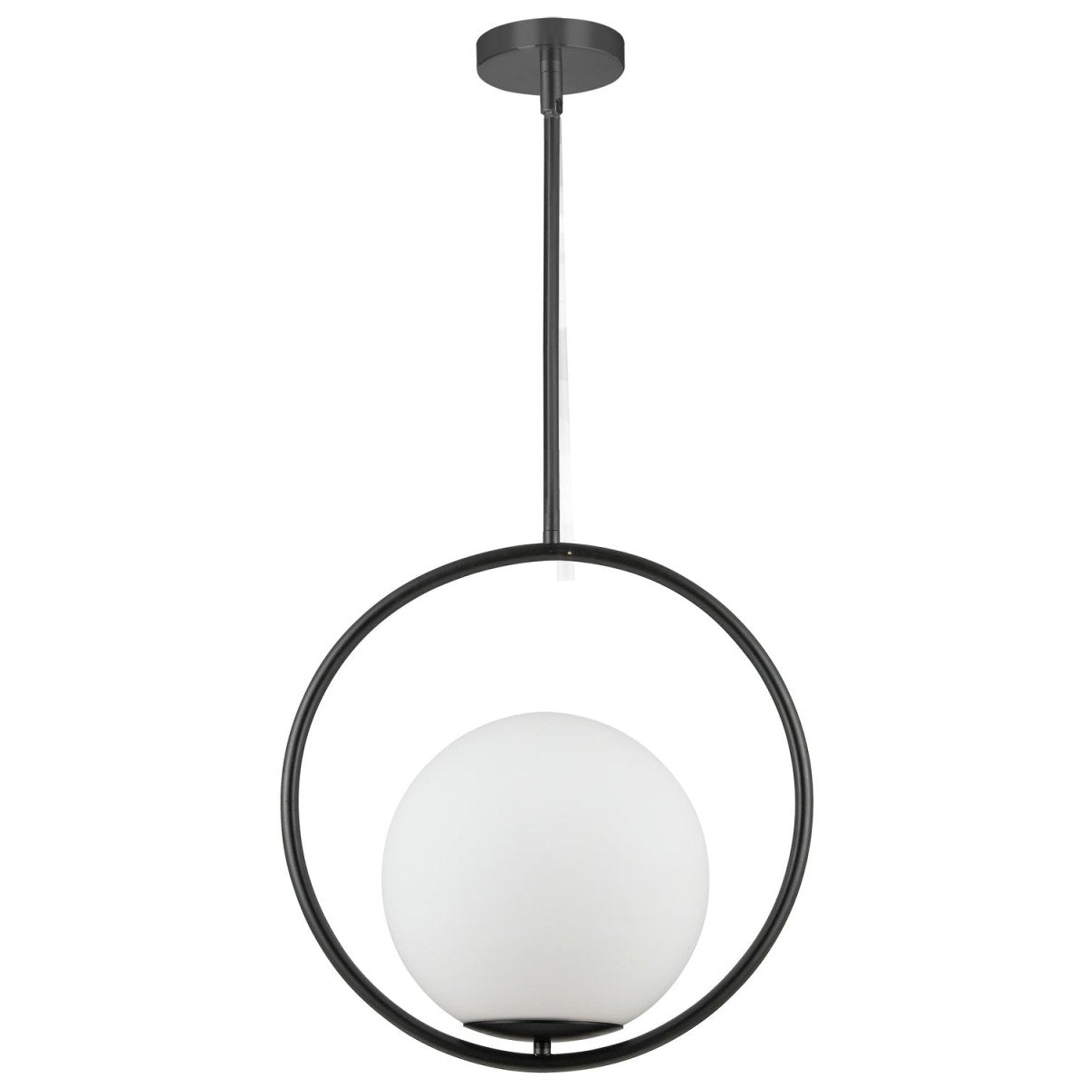 Suspension Adrienna - Noir / Noir mat by Dainolite | Luminaires & cie